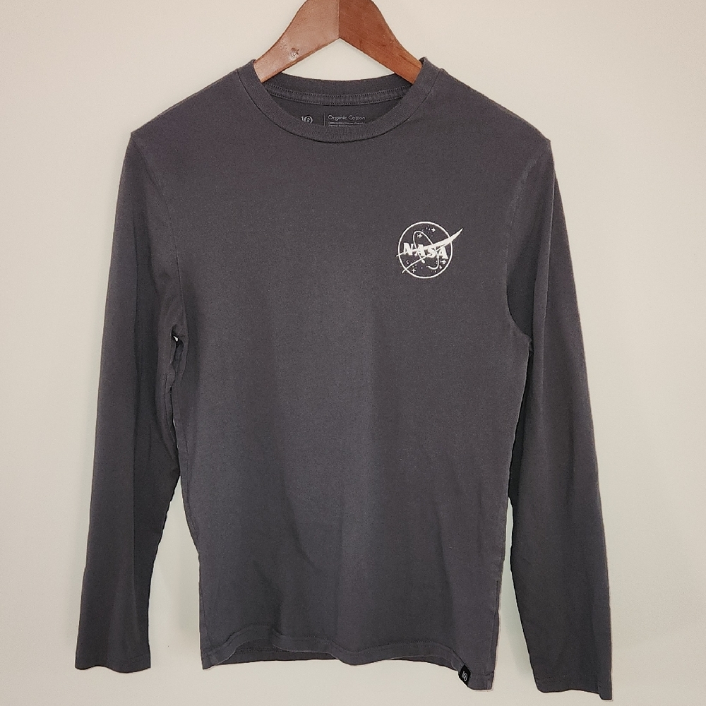 tentree Dark Gray Long Sleeve Men's Tee
